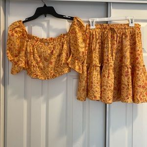 Skirt outfit Cute Lightweight Floral